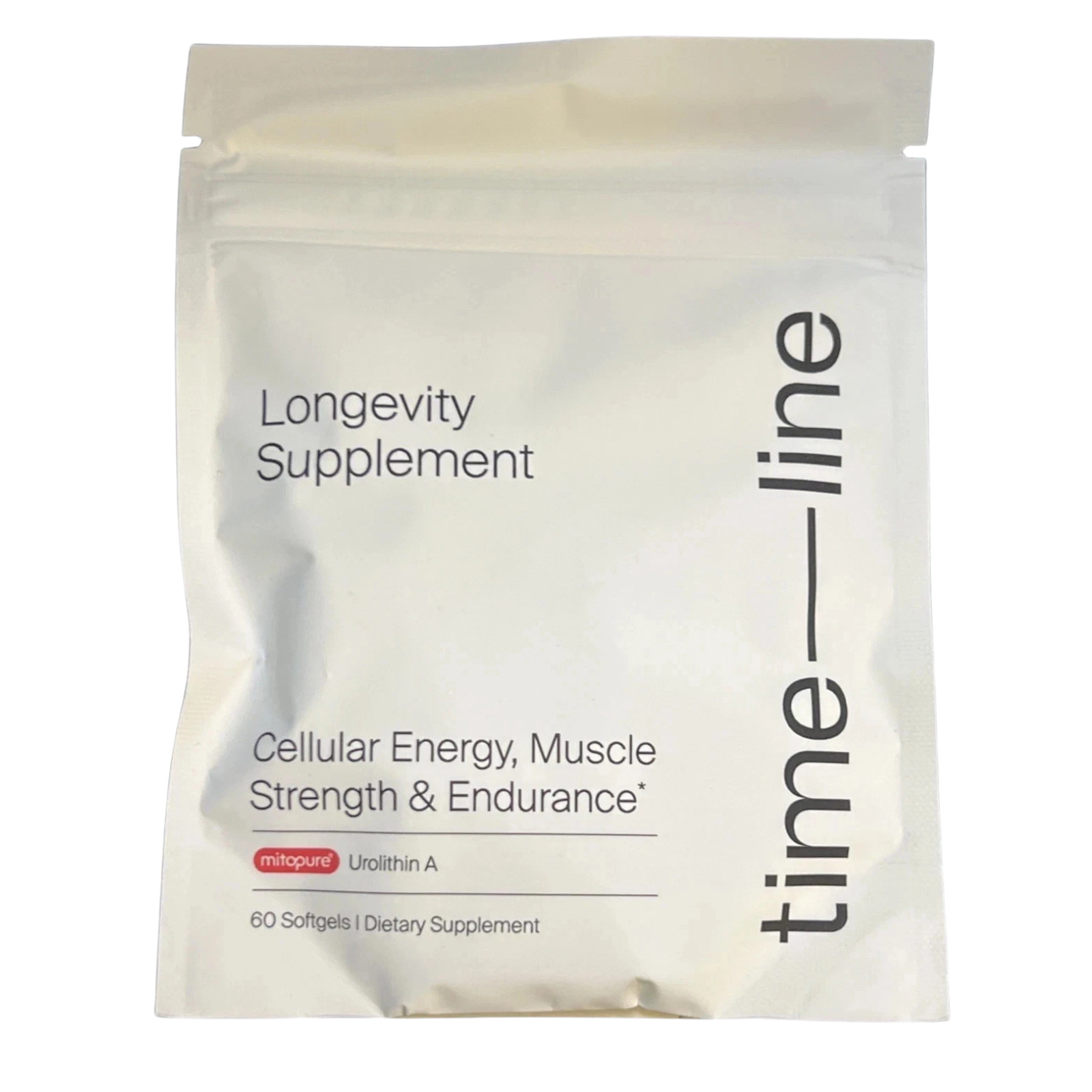 Time-Line Longevity Supplement Mitopure Urolithin A 60 Softgels 07/27