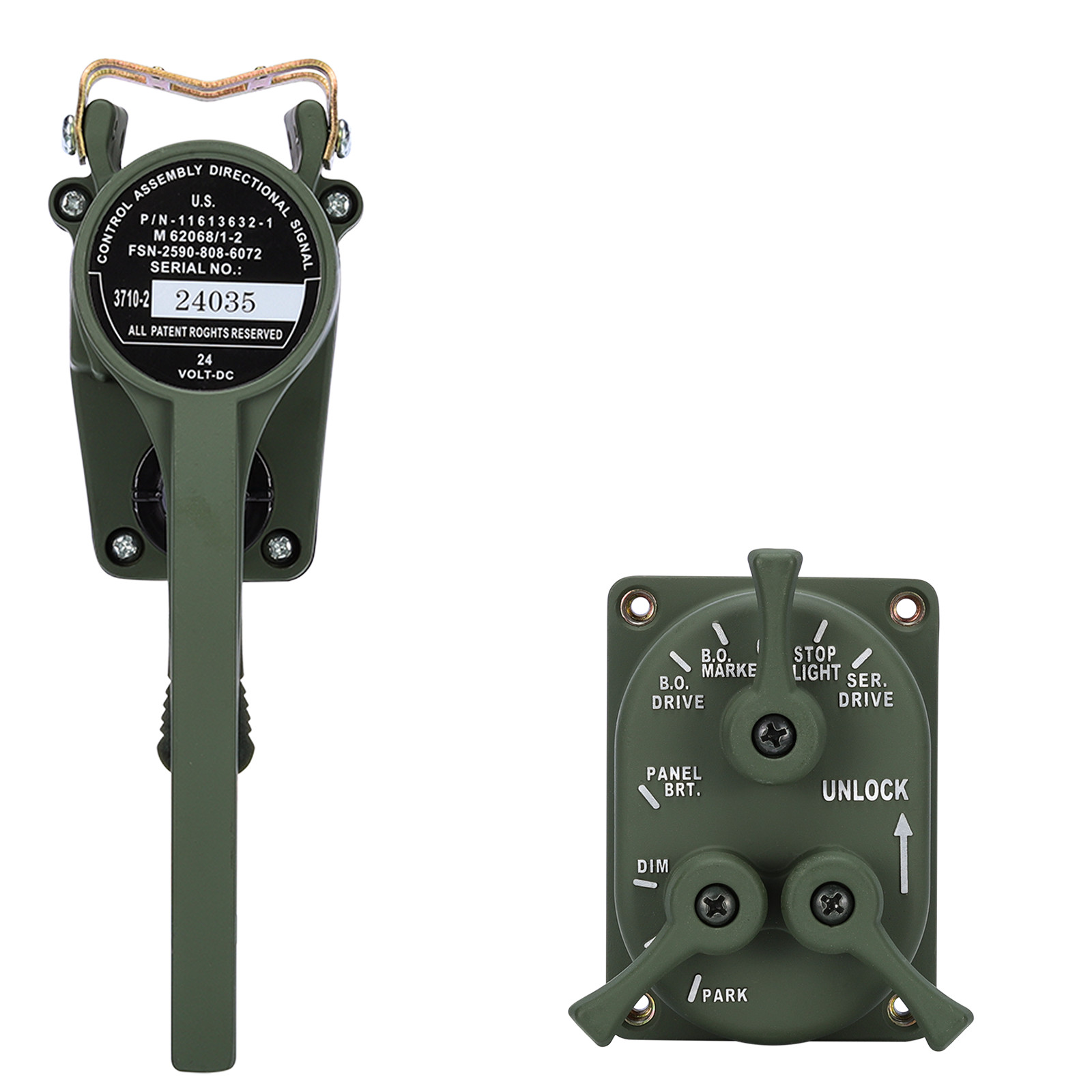 HMMWV Turn Signal Switch with Light Control Switch for Willys Jeep Humvee