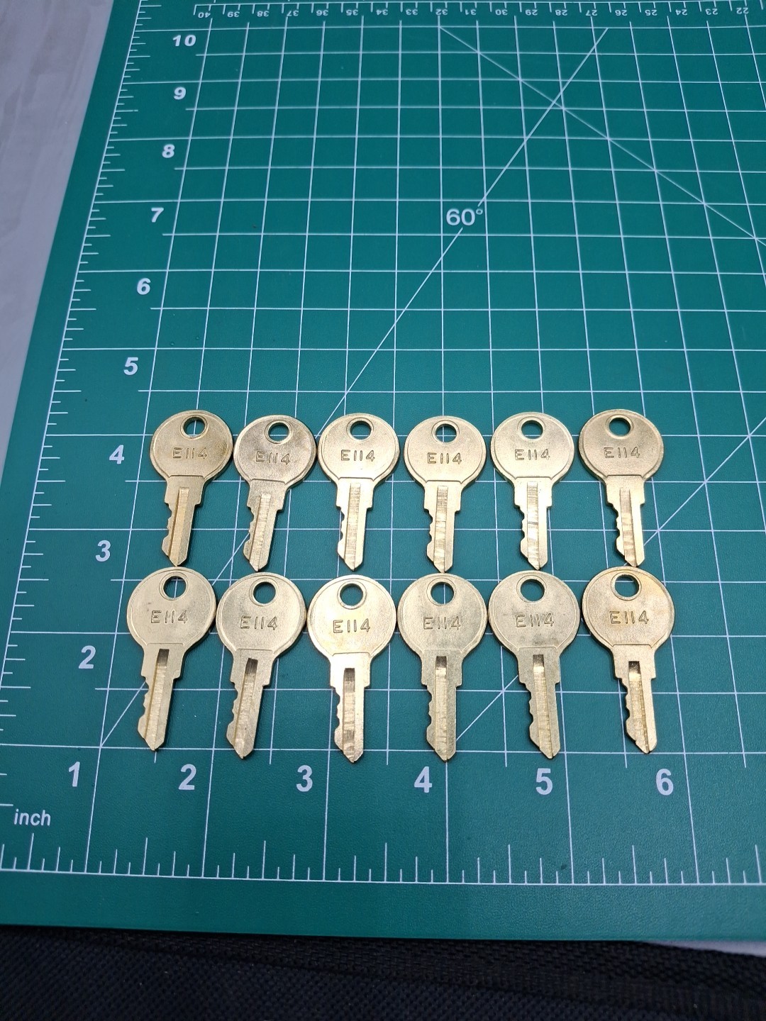 LOT OF 12  E114 Dispenser Key - for Paper Towel, Toilet Tissue Dispensers