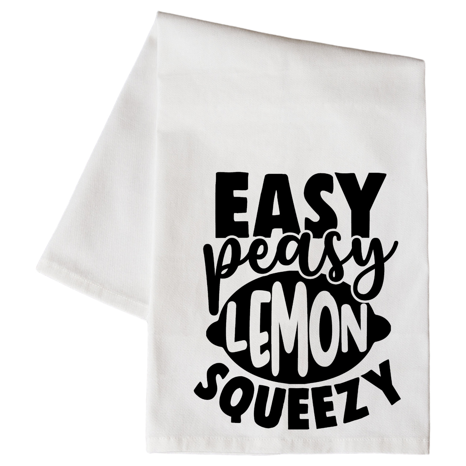 EASY PEASY Kitchen Floursack Dish Towel