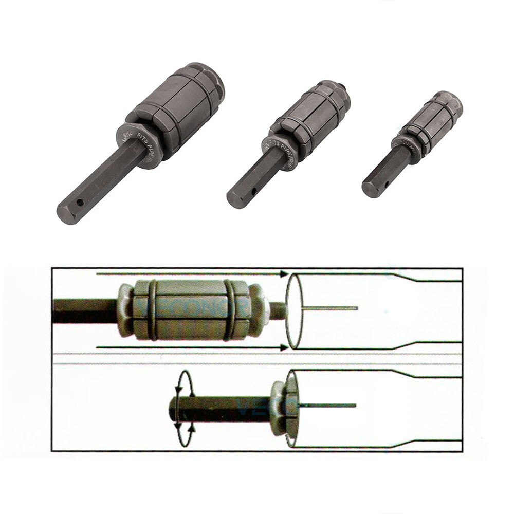 3 Pc Tail Pipe Expander Exhaust Pipes Muffler Spreader Tool Set Spreading Kit