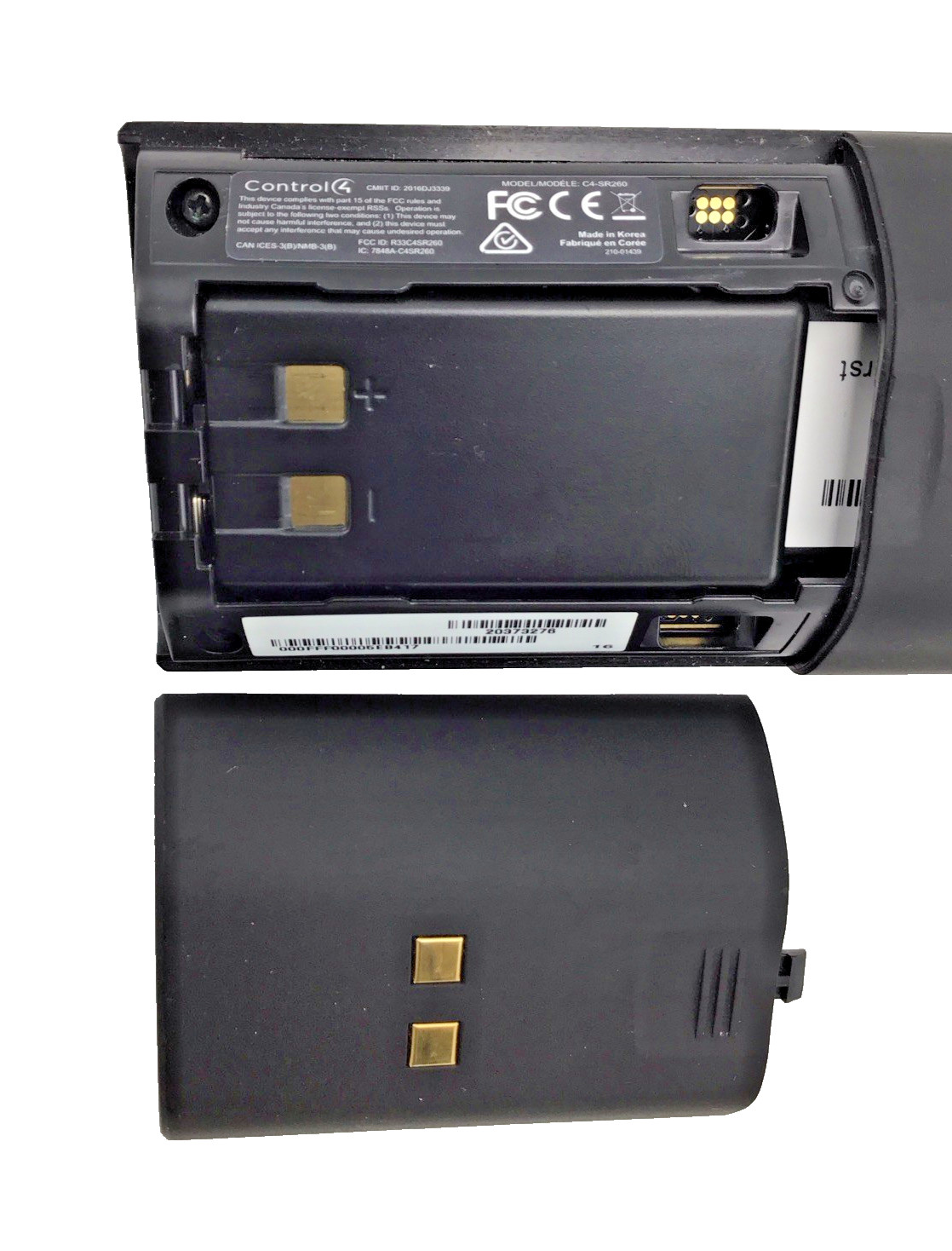 Control4 C4-SR260 Remote Control - Rechargable Version NEW SCREEN