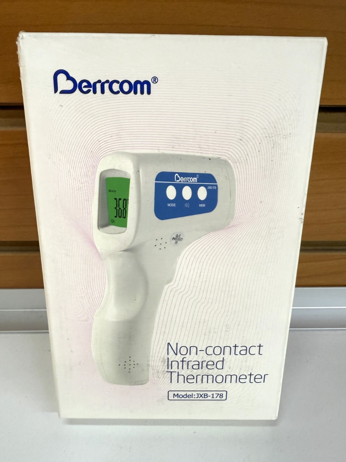 Berrcom  Non-Contact Infrared  Adult  Baby Forehead Thermometer Gun JXB-178