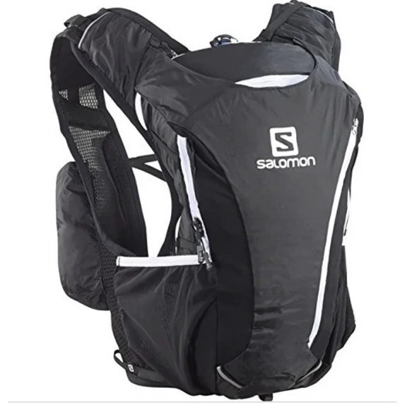 Salomon Skin Pro 10+3 Set Hydration Pack, Black/White