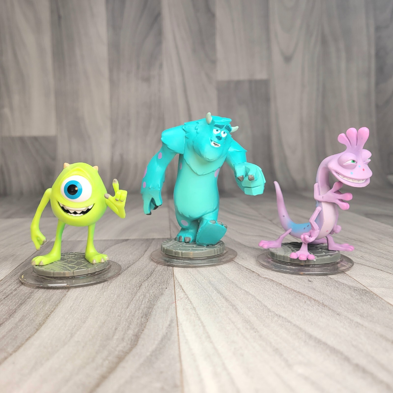 Disney Infinity Lot of 3 Figures Monsters Inc. Sully, Mike, Randall