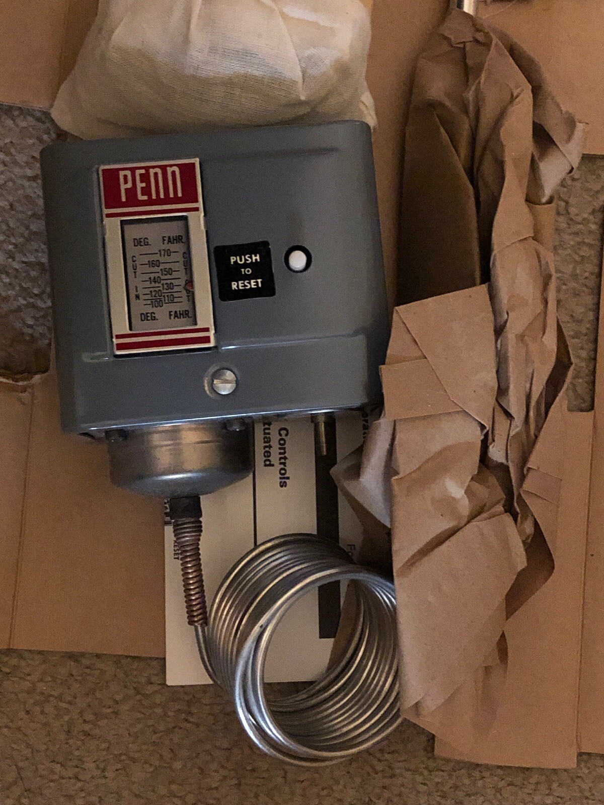 Johnson Controls Pneumatic Temperature Control Cat# A40HA-2