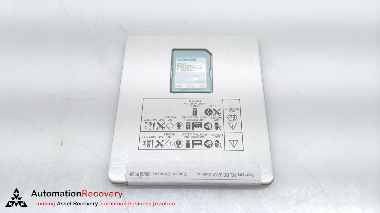 SIEMENS 6ES7953-8LM32-0AA0, SIMATIC S7 MICRO MEMORY CARDÂ , NEW #305632