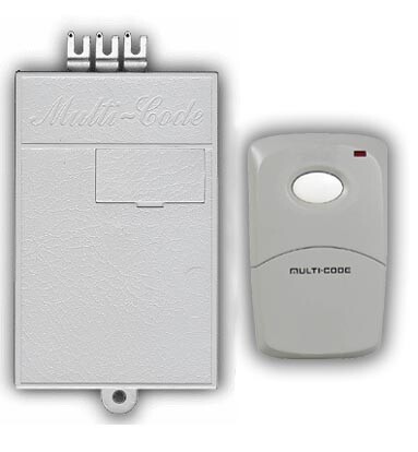 Multicode Gate or Garage Door Opener Receiver and Remote Set