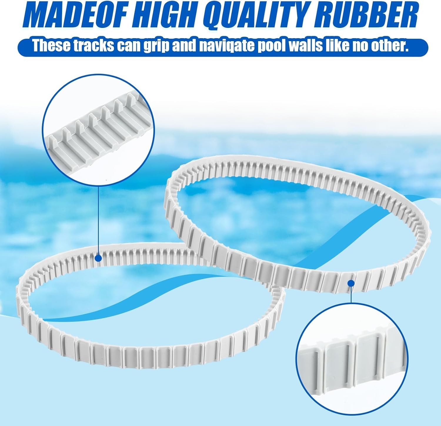 6 Pack Pool Cleaner Accessories for Dolphin Robotic Cleaners