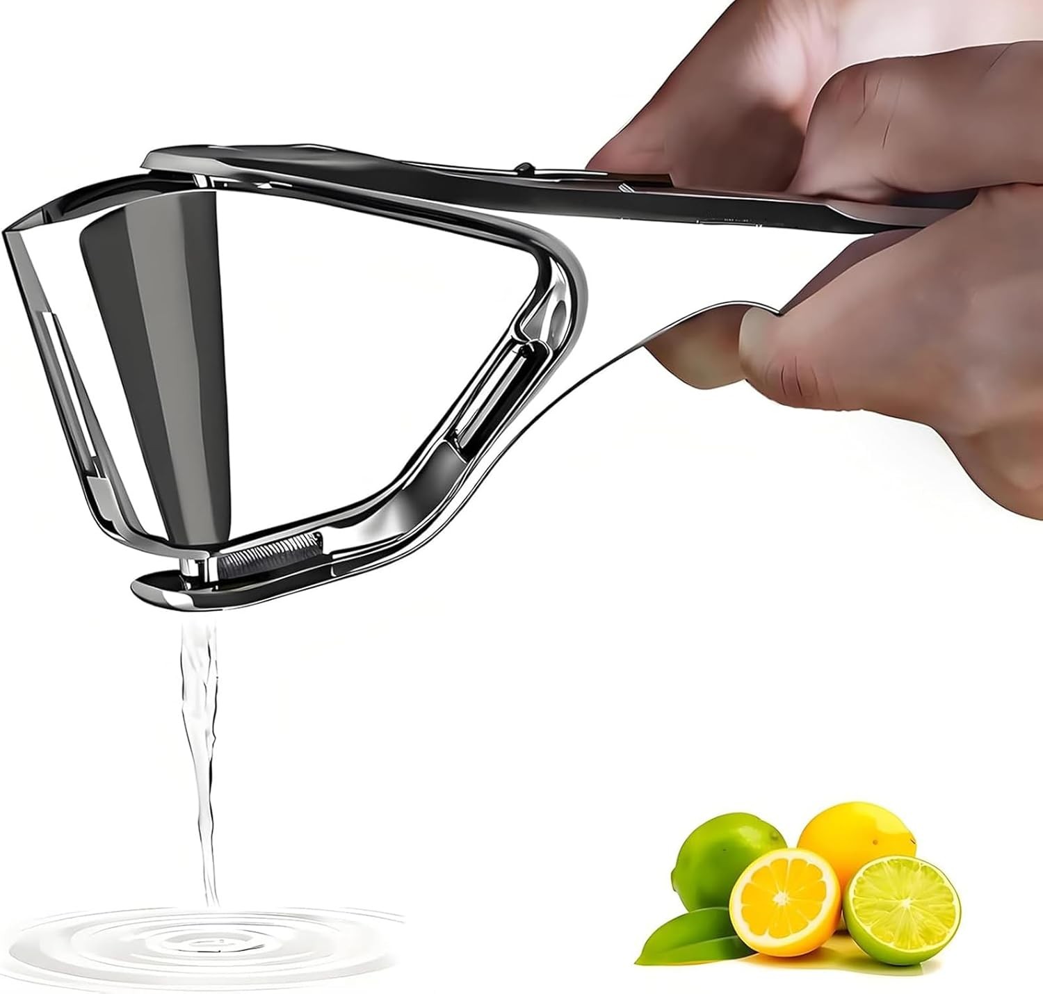 Heavy Duty Lemon Squeezer Stainless Steel - Max Extraction Manual Juicer - Easy