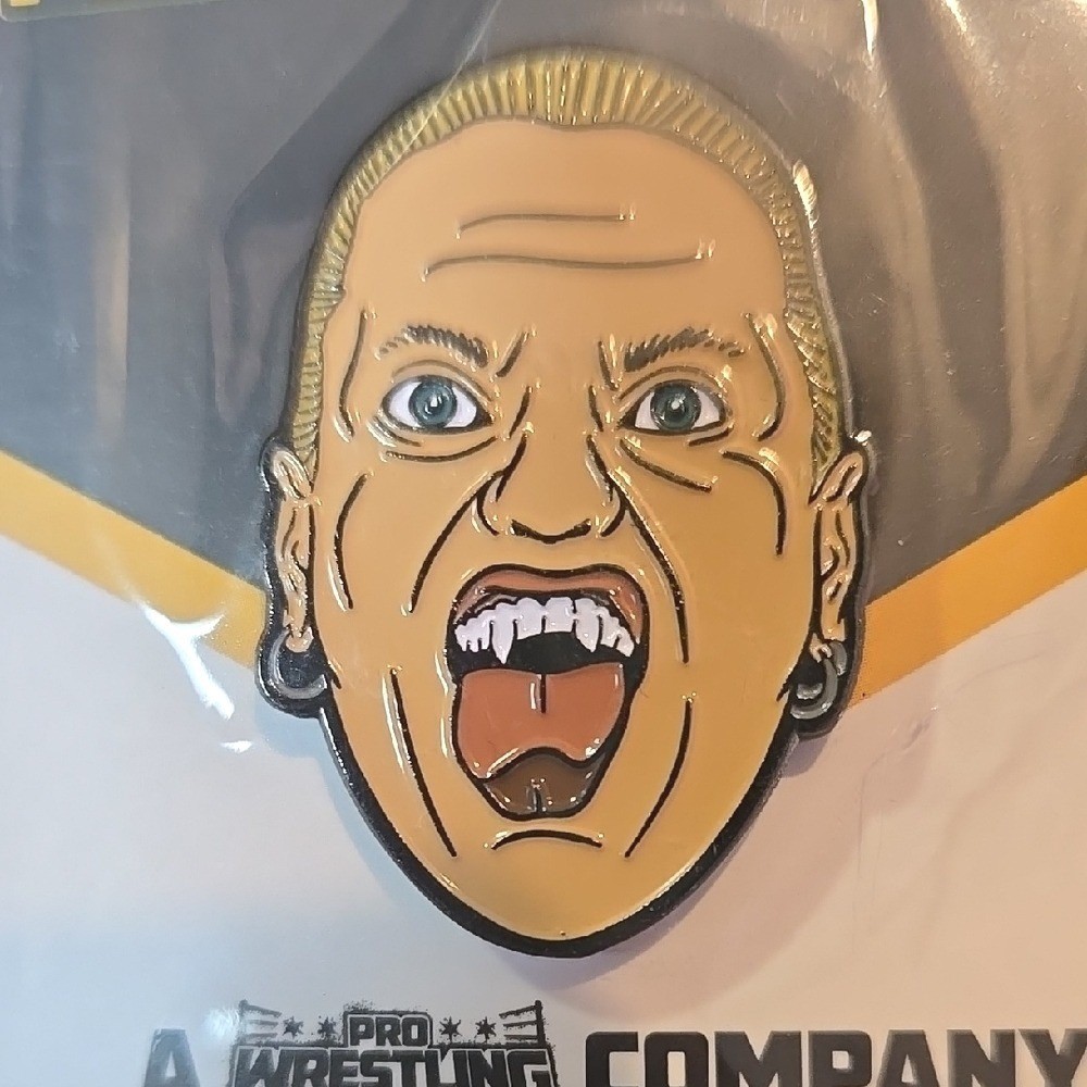 Pro Wrestling Crate Gangrel Collectible Pin, 2.5", New