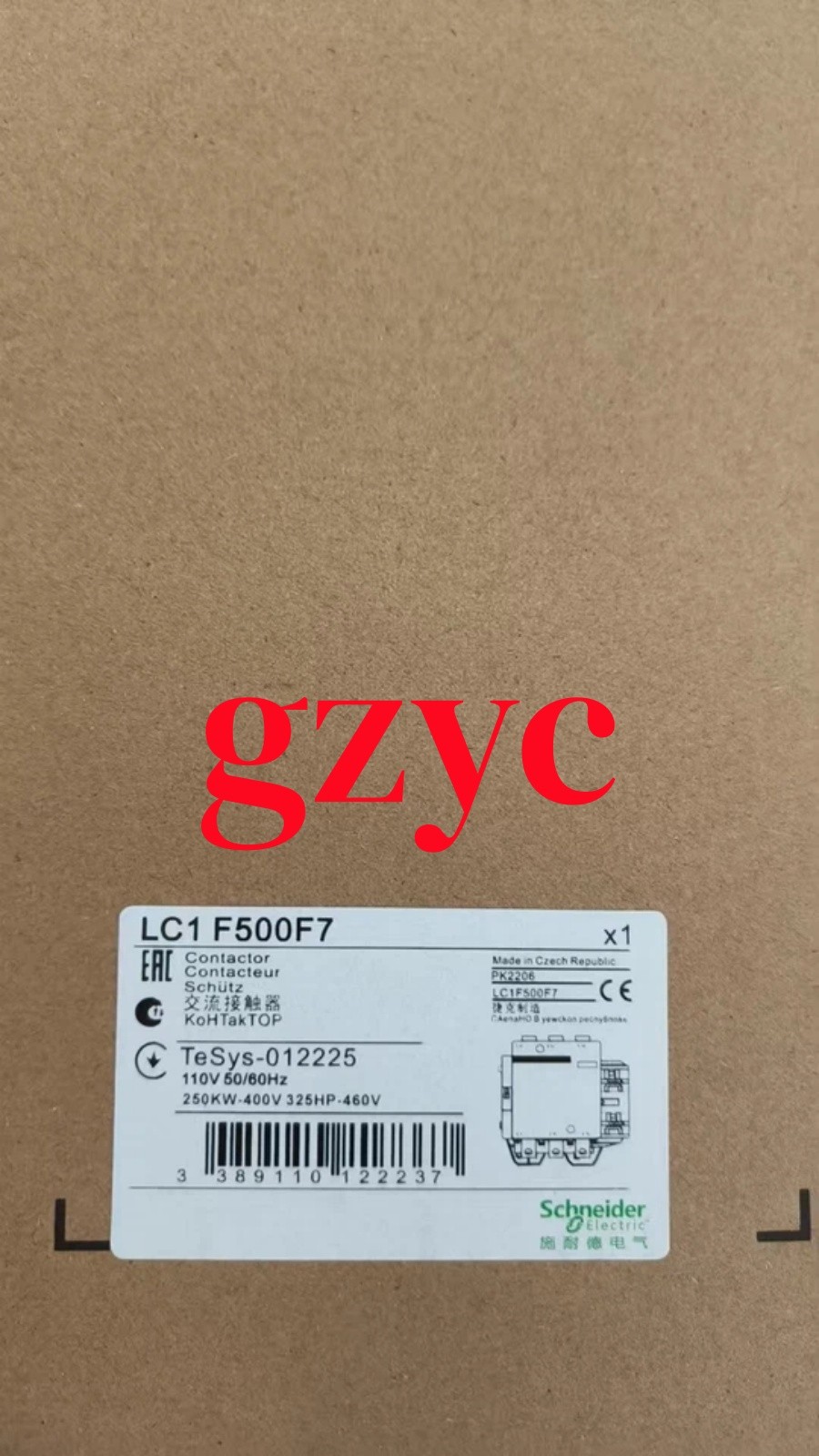 1PCS New LC1F500F7 Contactor Fast shipping FedEx or DHL