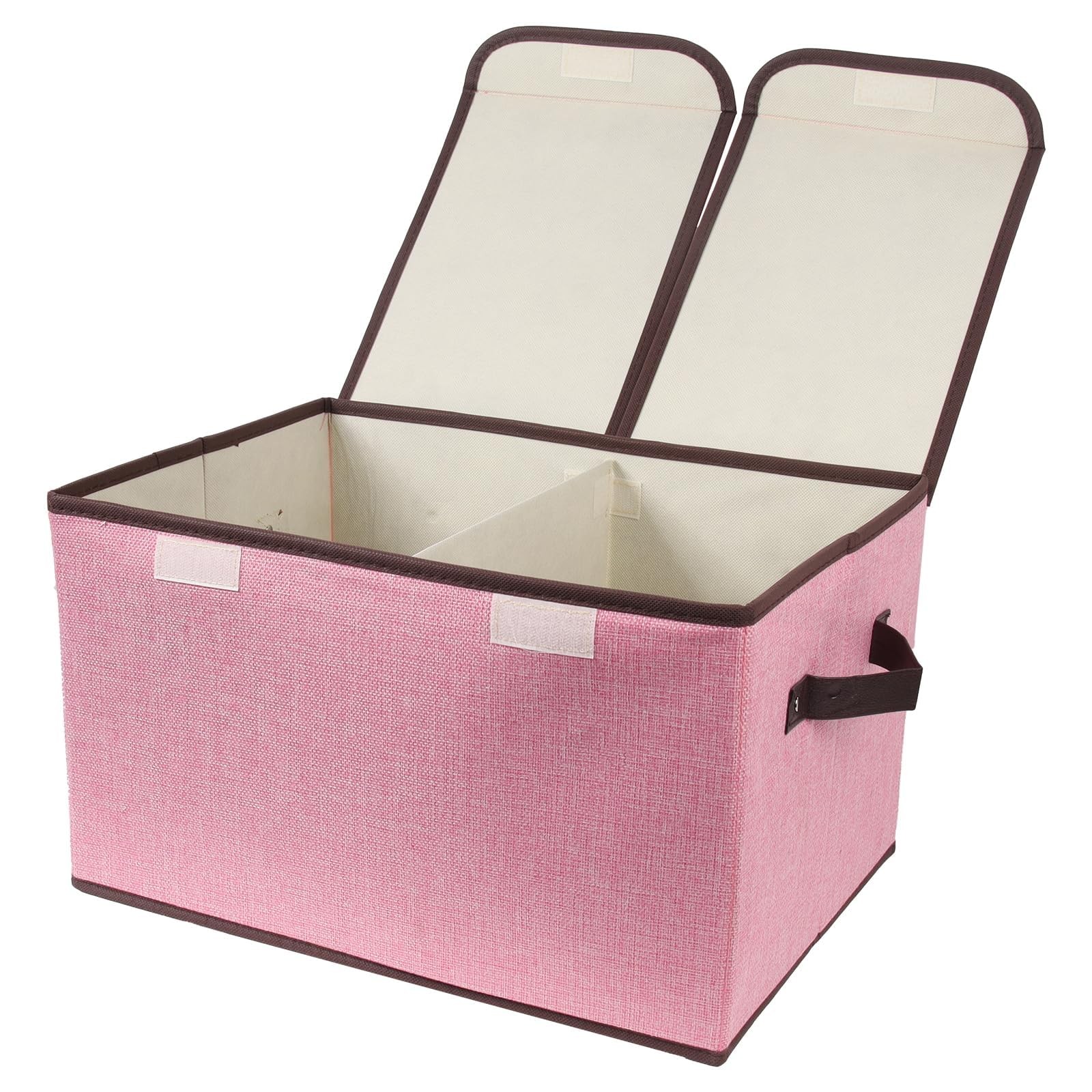 Foldable Fabric Storage , 16.5 x 11.8 x 9.8 inches (L x W x H), with Double-L...