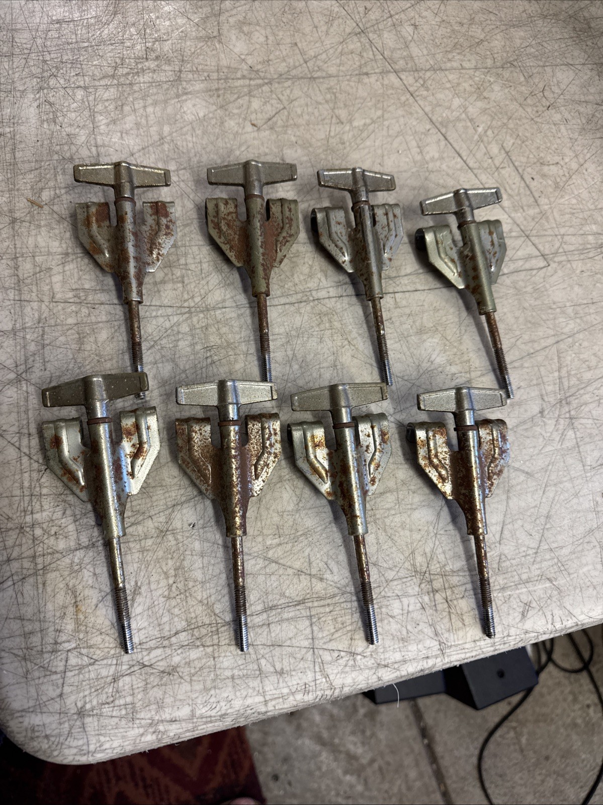 (8) TAMA 1980's Bass Drum T-Rods Claws Superstar Imperialstar SwingStar etc