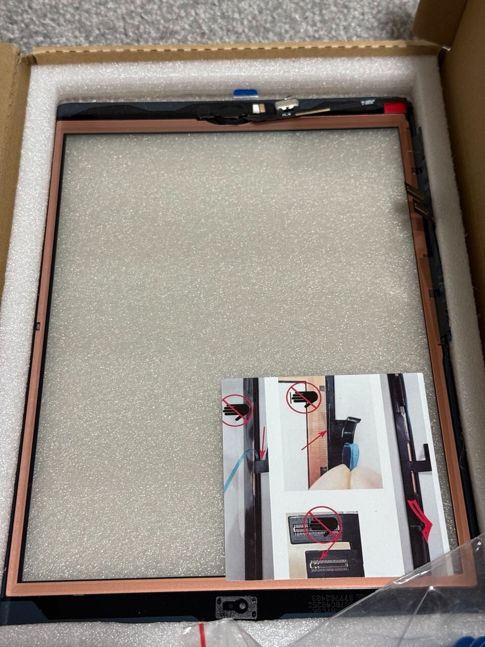 Screen Replacement for iPad 7/8 10.2 in (Black)