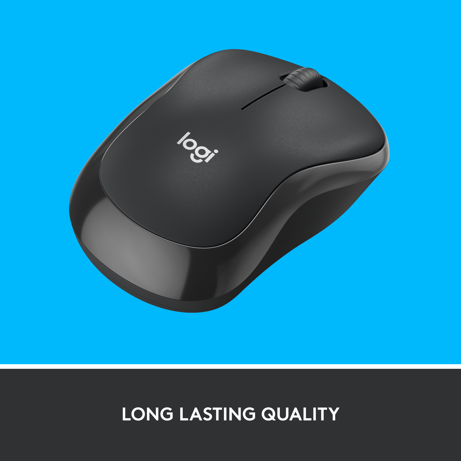 Logitech - M220 SILENT Wireless Optical Ambidextrous Mouse - Graphite