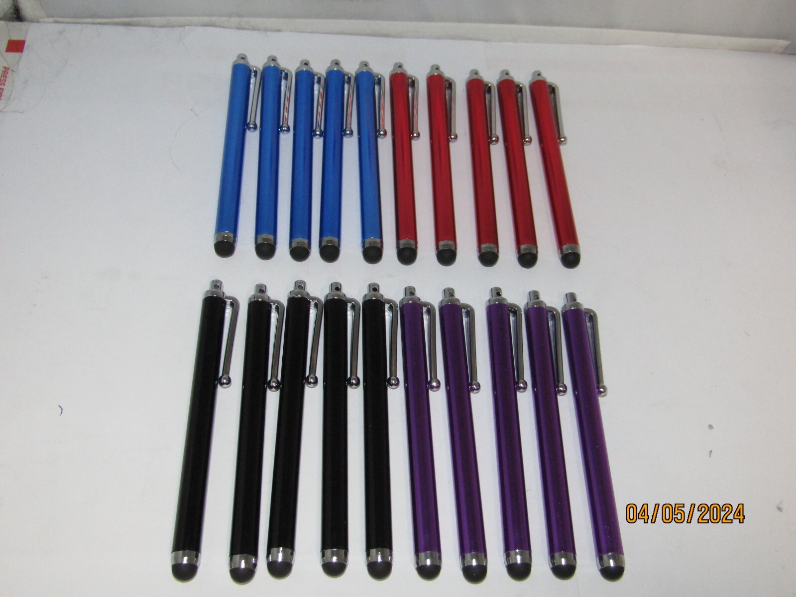 20 Pack Universal stylus Pen for All Touch Screens, 4 Multicolor