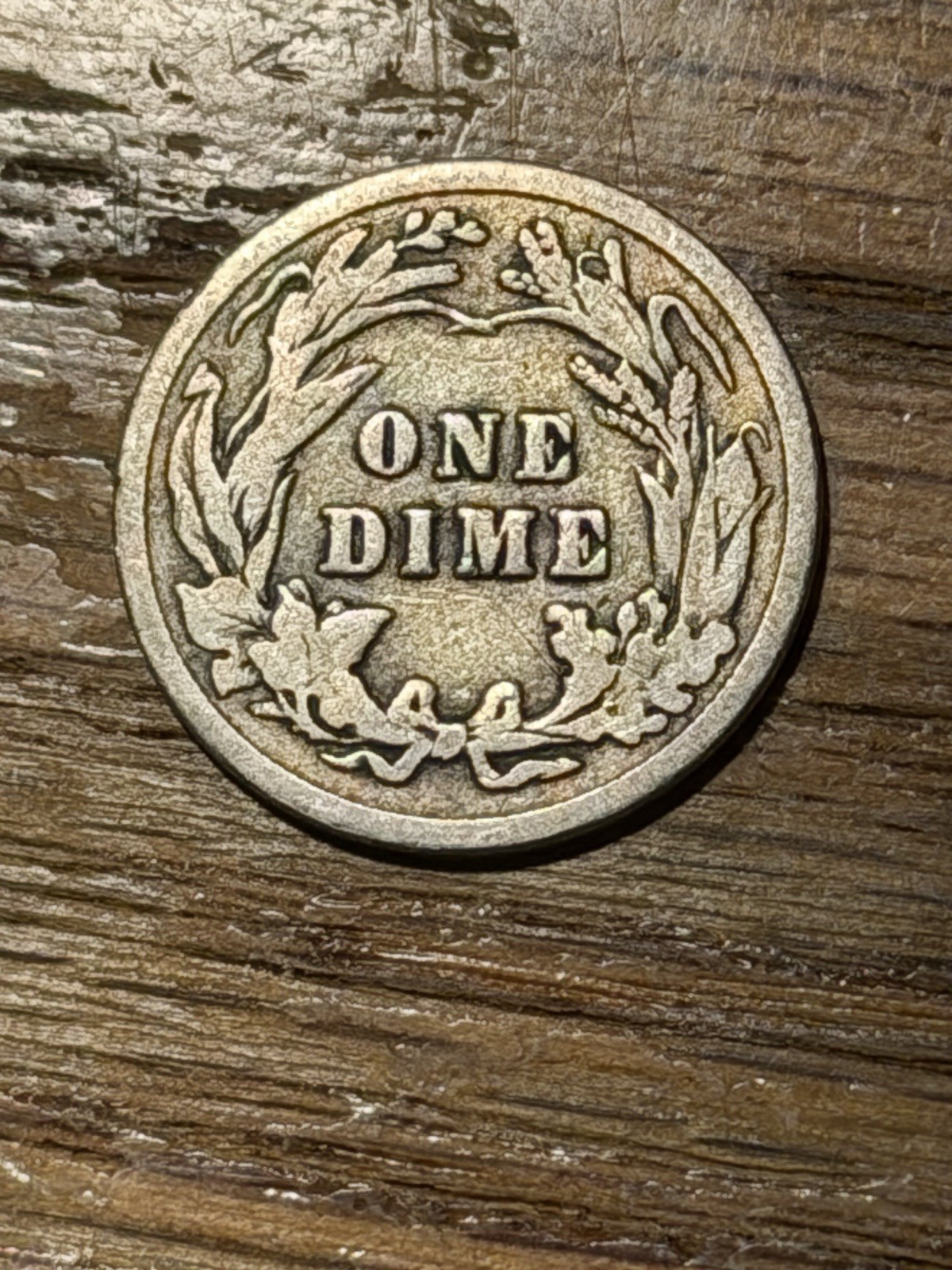 1916-P Barber Dime 90% Silver Average Circ *4457