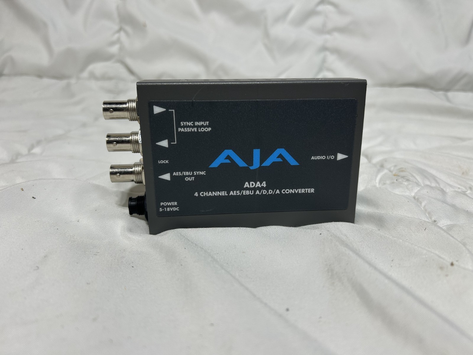 AJA ADA4 4-Channel Bi-Directional Audio A/D & D/A Converter w/ Power Supply