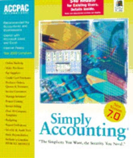 Simply Accounting 7 PC CD small business money financial invoice tracking tools!