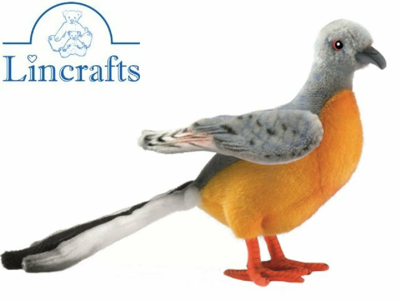 Passenger Pigeon Plush Soft Toy by Hansa 5130   Brand New  Lincrafts UK Est.1993