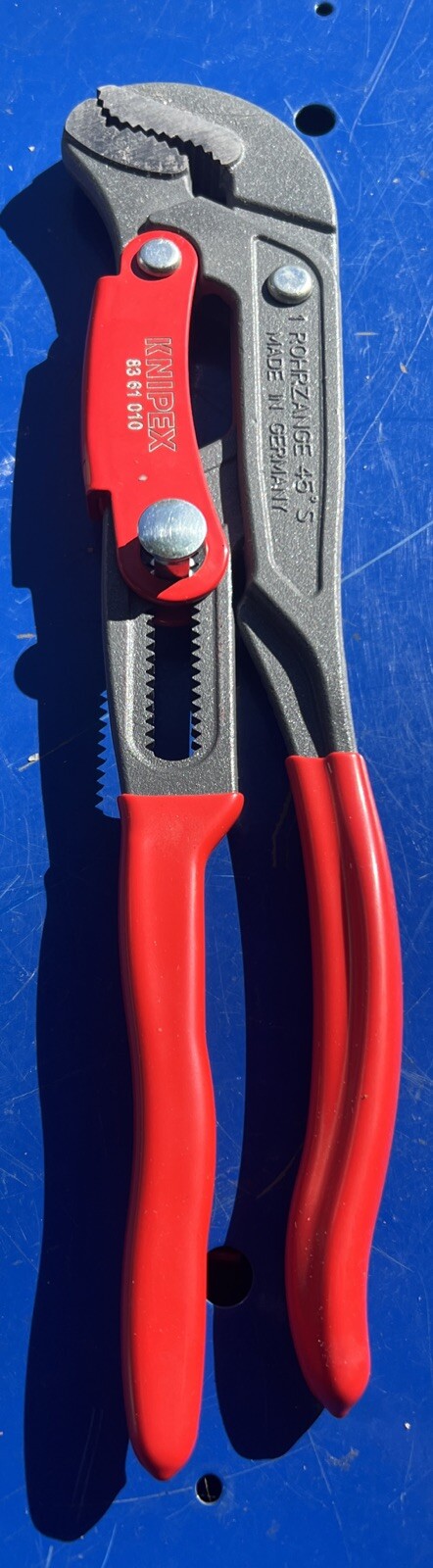 Knipex 13” Rapid Adjust Swedish Pipe Wrench S-Shape Fast Adjust 8361010 NEW