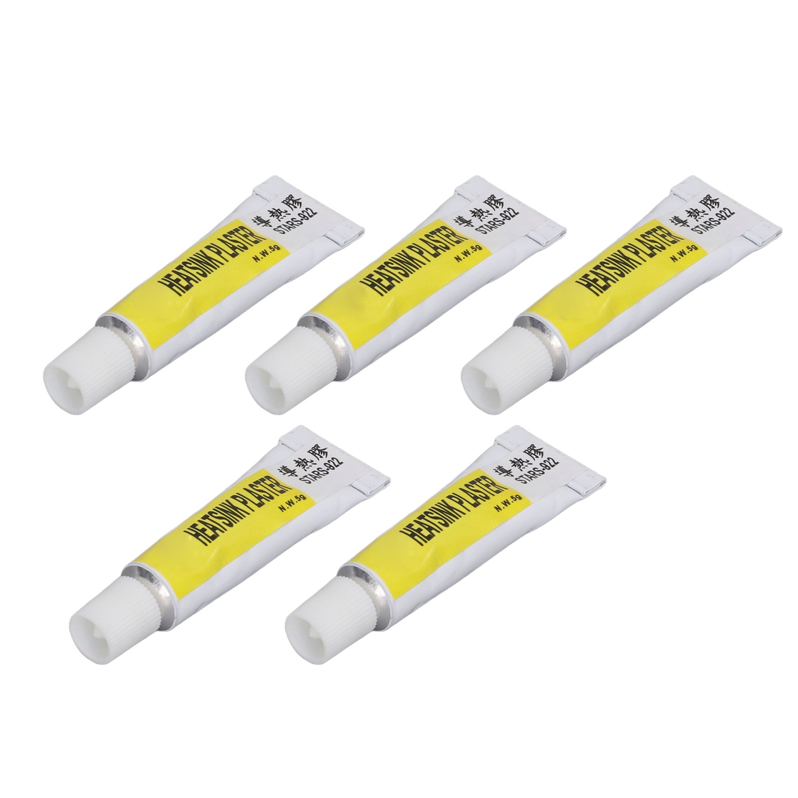 5PCS CPU Thermal Paste High Conductivity For 3D Printers White