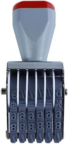 6 Digit Number Roller Stamp Changeable Date Price