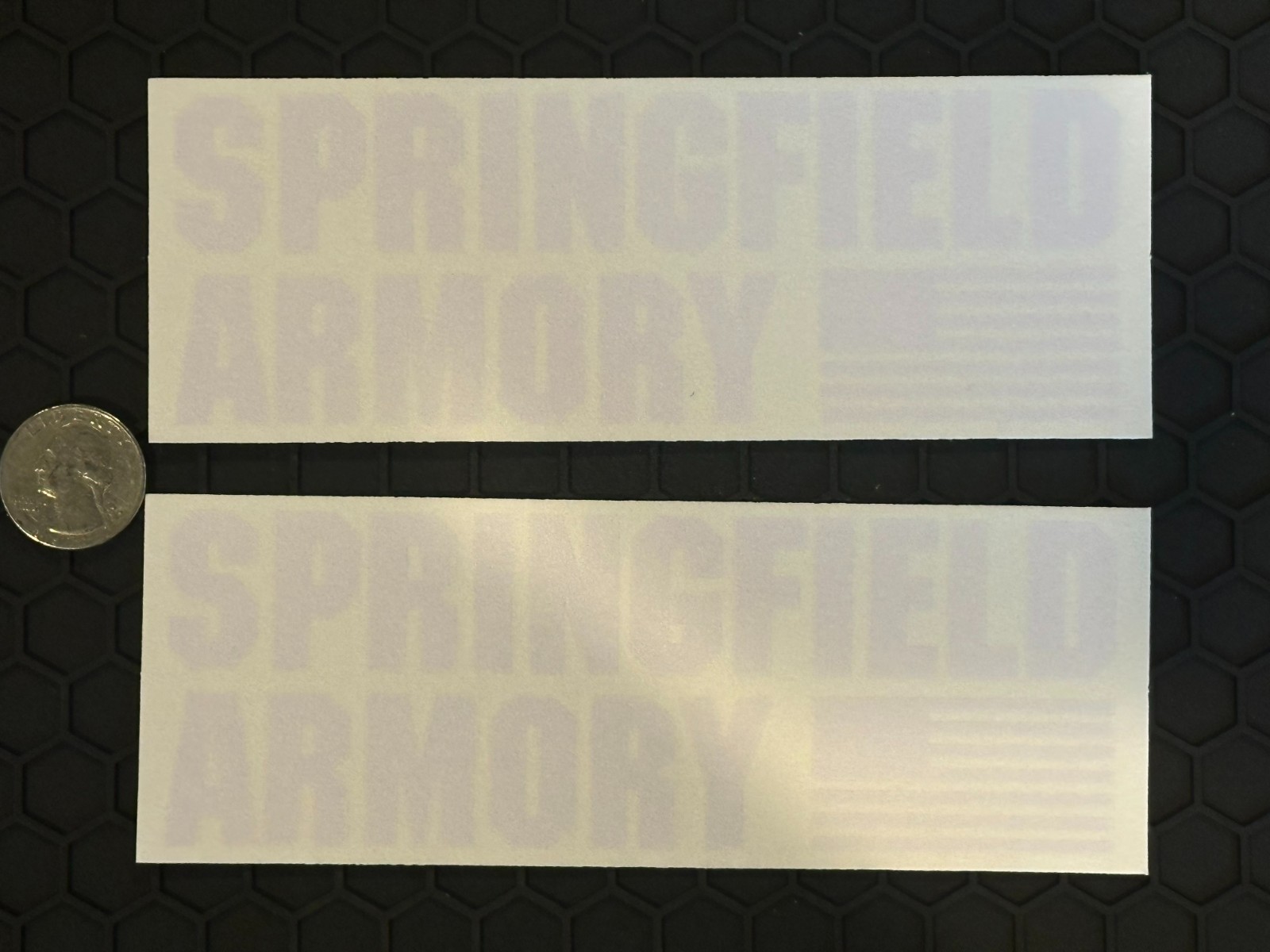 Springfield Armory Dies Cut Sticker NRA Show 2026 2-Stickers