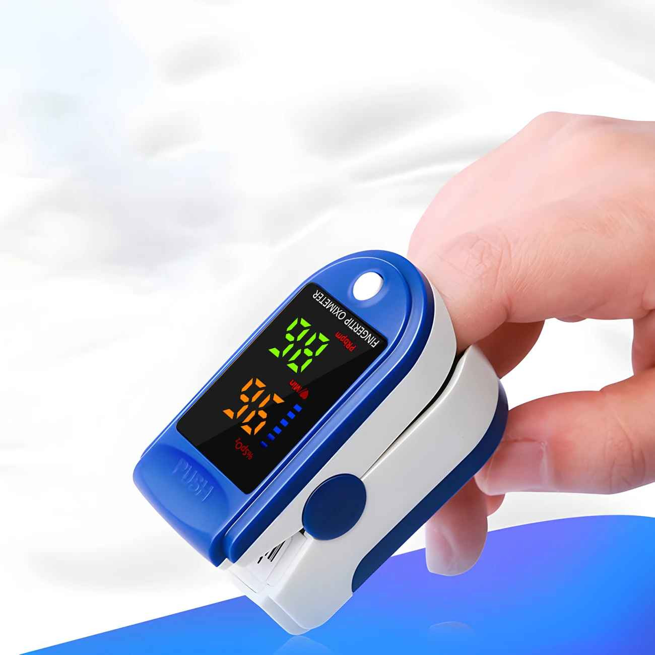 Medical Digital Finger Clip Pulse Oximeter SpO2 Monitor Heart Rate  Blood Oxygen