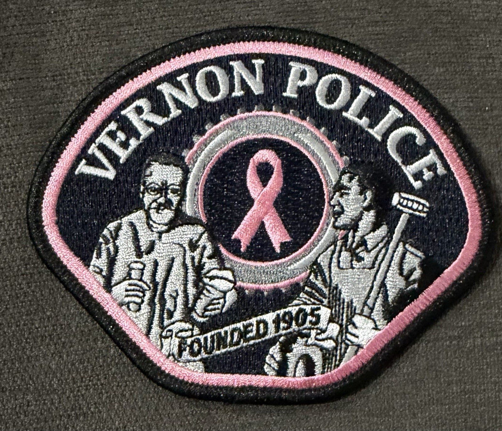 California Pink (Cancer Awareness) Vernon Police Dept.