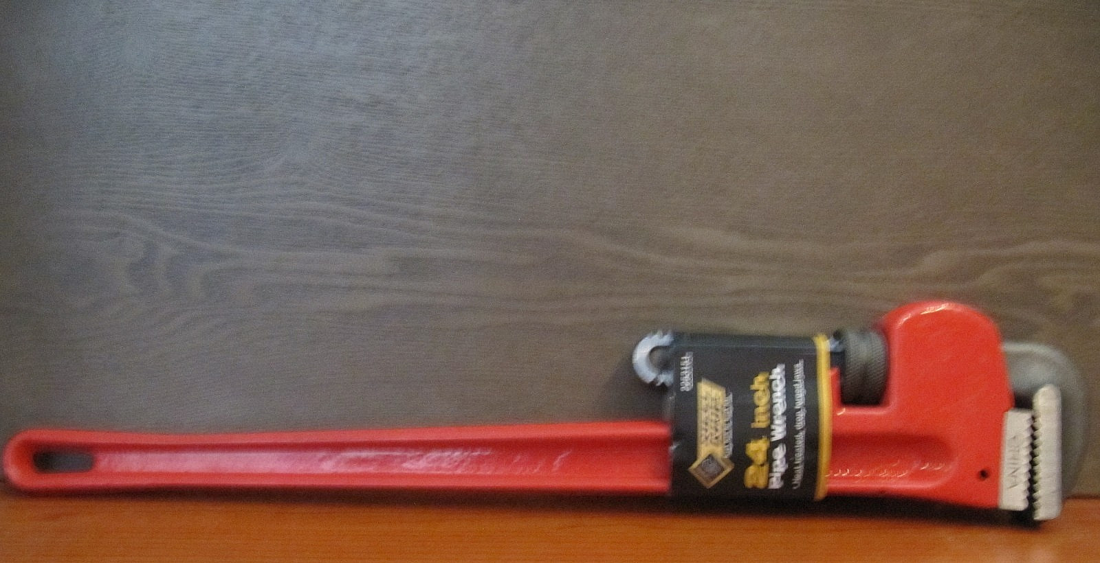 Steel Grip 2253151 Malleable Cast Iron Enamel Adjustable Pipe Wrench 24 L in.