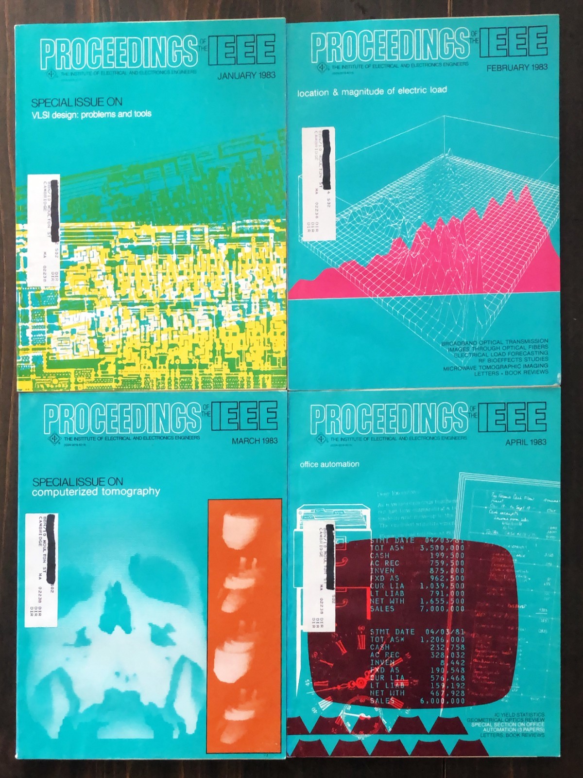 1983 Proceedings Of The IEEE - Lot of 10