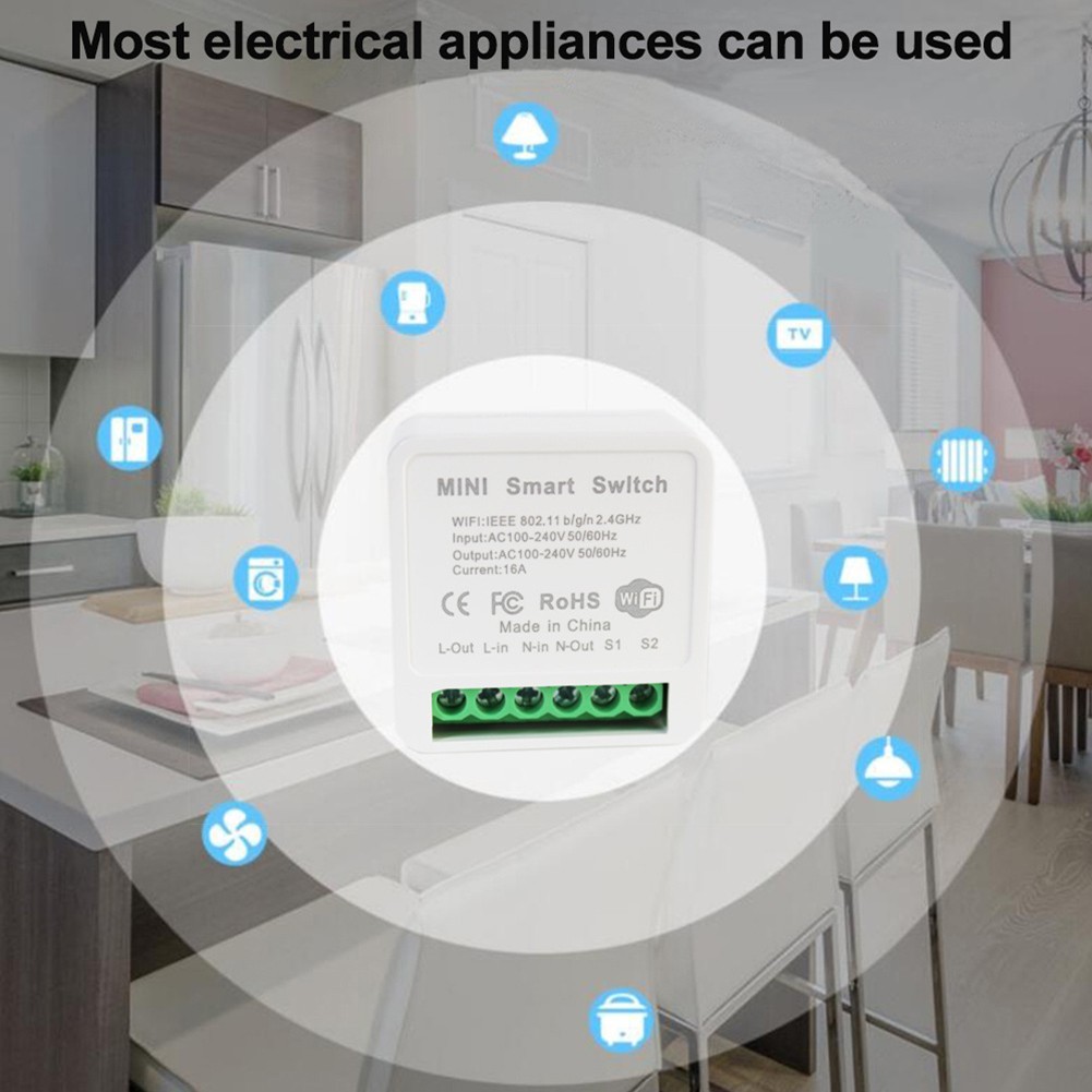 Timer Function WiFi Light Switch with Easy Installation Seamless Integration