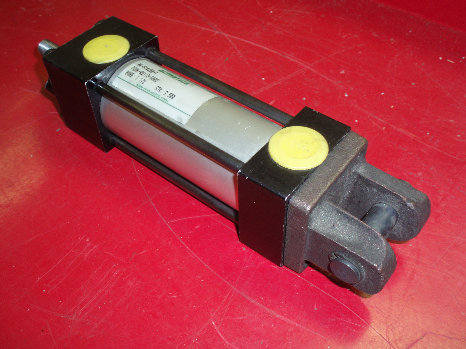 NUMATICS PNEUMATIC CYLINDER #P2AK-02L1D-DAA2 LINEAR STROKE: 2.5"