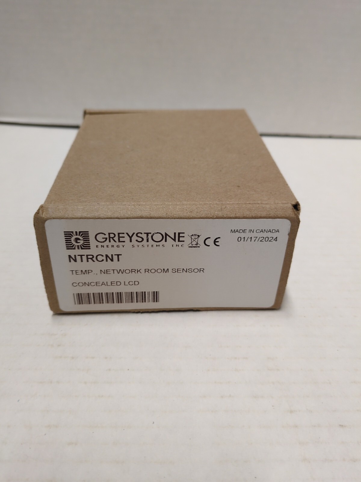 Greystone NTRCNT Room Network Sensor, Temperature, No LCD, BACnet/Modbus