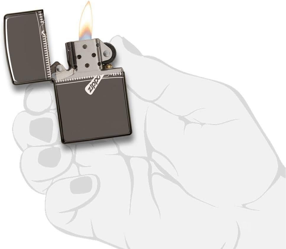 Zippo Zipped Black Ice 21088