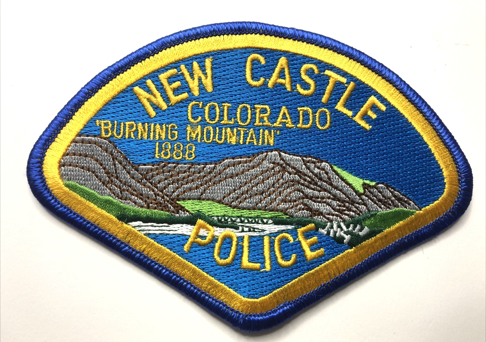 New Castle Colorado Police Dept Patch 5"-
