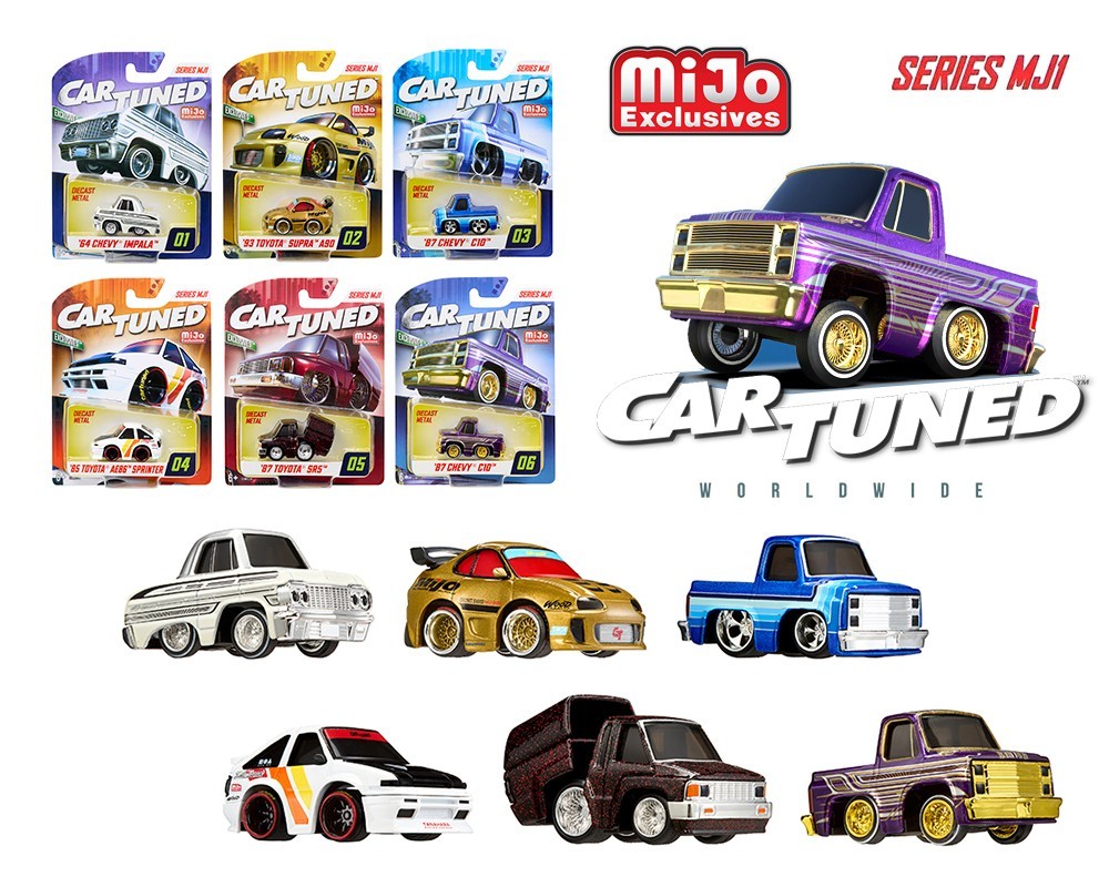 CarTuned 1:64 Mijo Exclusives Series MJ1 Assortment of 6 Cars Set, Factory Seal