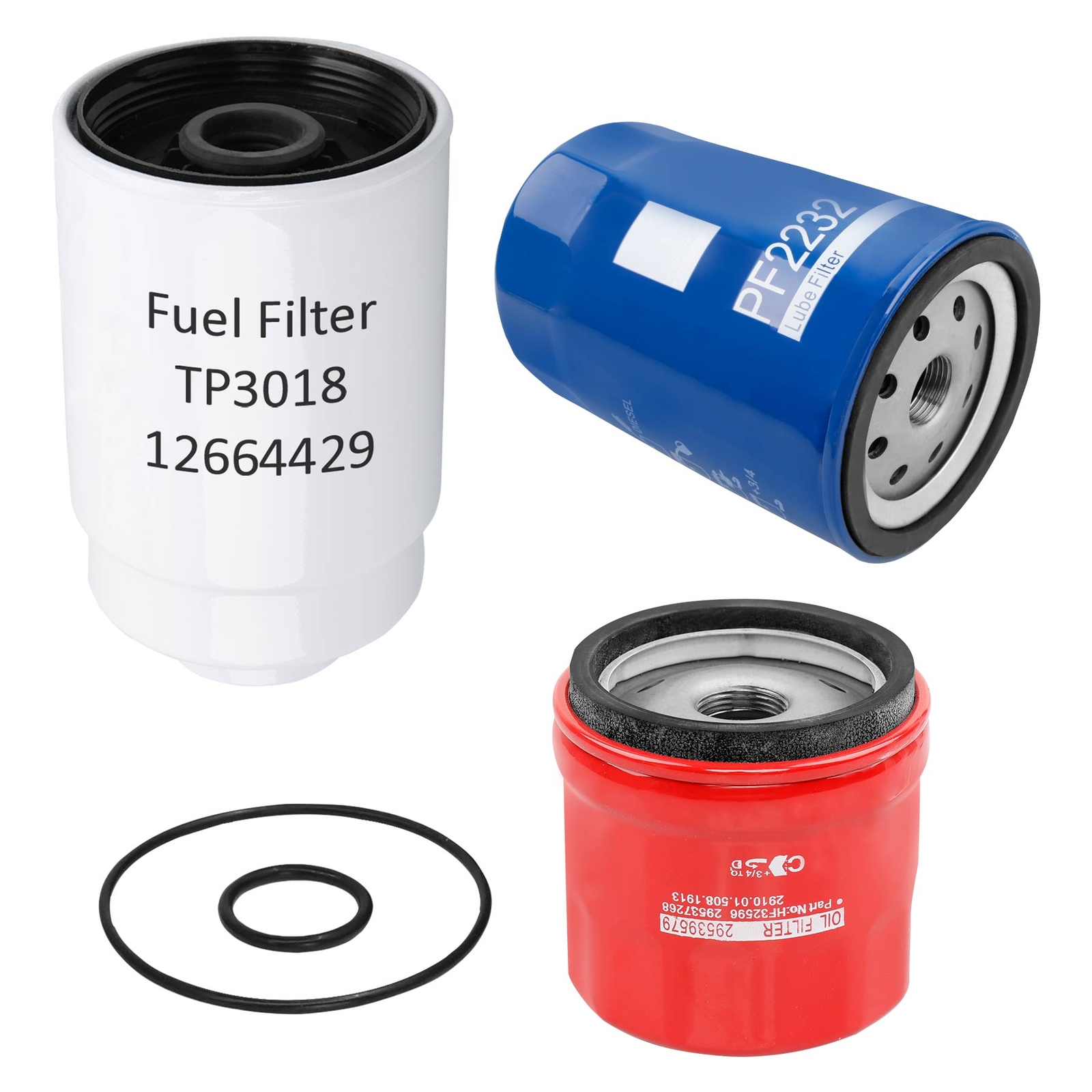 6.6L Duramax Diesel Fuel Filter Kit For 01-16 Chevy Silverado 3500  Express 2500