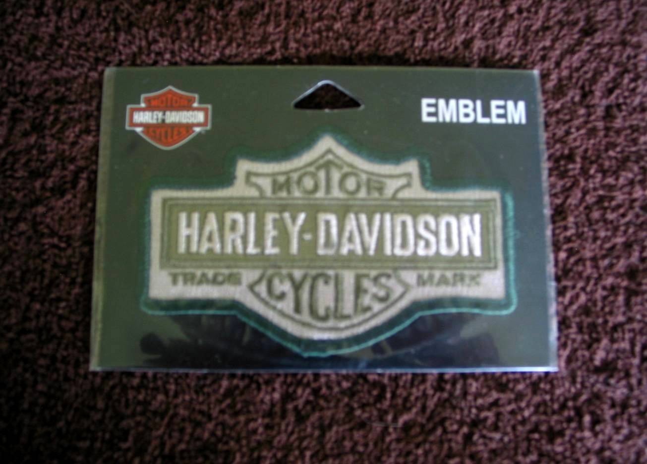 Harley Davidson Long Bar & Shield Patch / Emblem