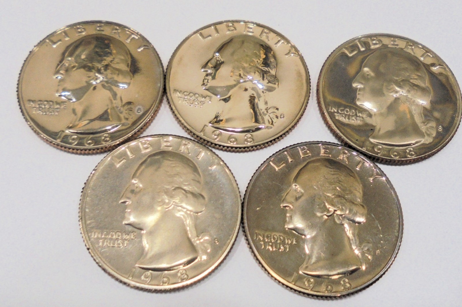 Nice 1968 s Proof Uncirculated Washington Quarter  [5] AVAILABLE #522