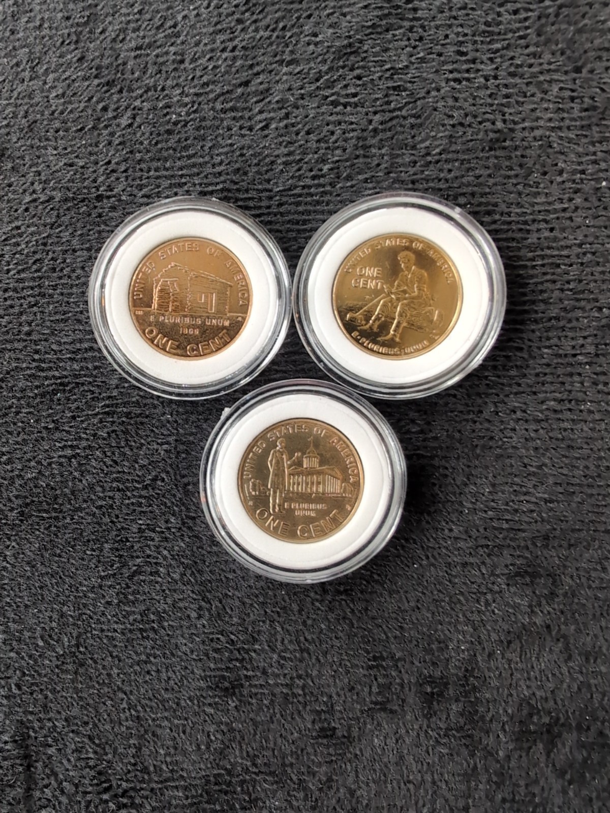 Lincoln Bicentennial 2009 Cent Pennies P & D Gold layered