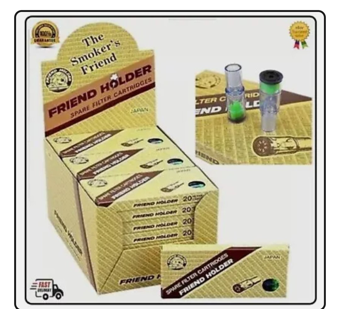 240 Filters Friend Holder Spare Filters Cartridges Reg. Cig. 12 Pack x 20 Filter