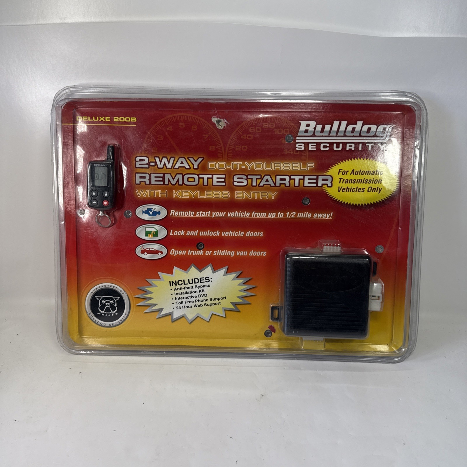 NOS Bulldog Security 2-Way Remote Vehicle Starter Deluxe 200B | NEW SEALED