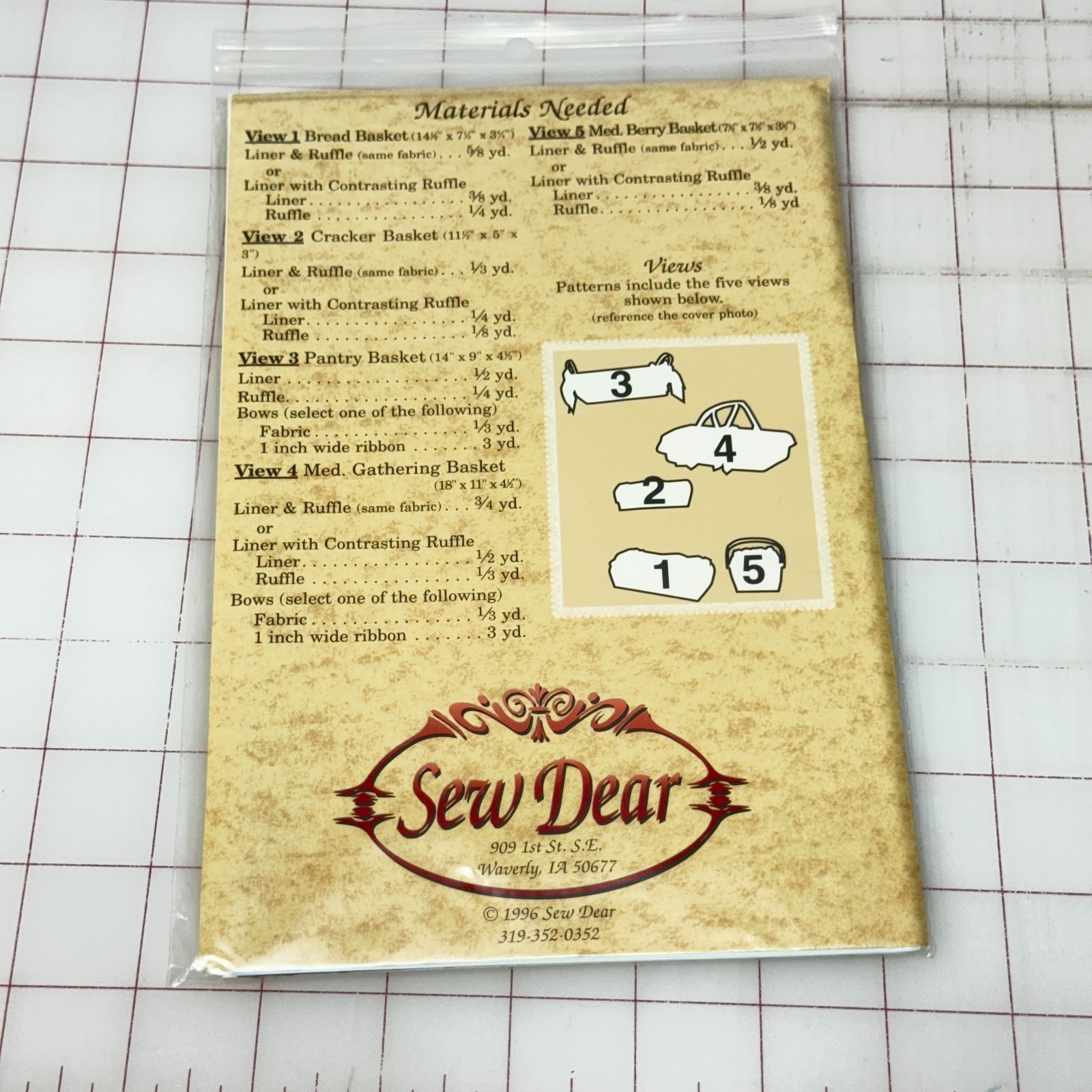 Sew Dear Basket Liners Vol.2