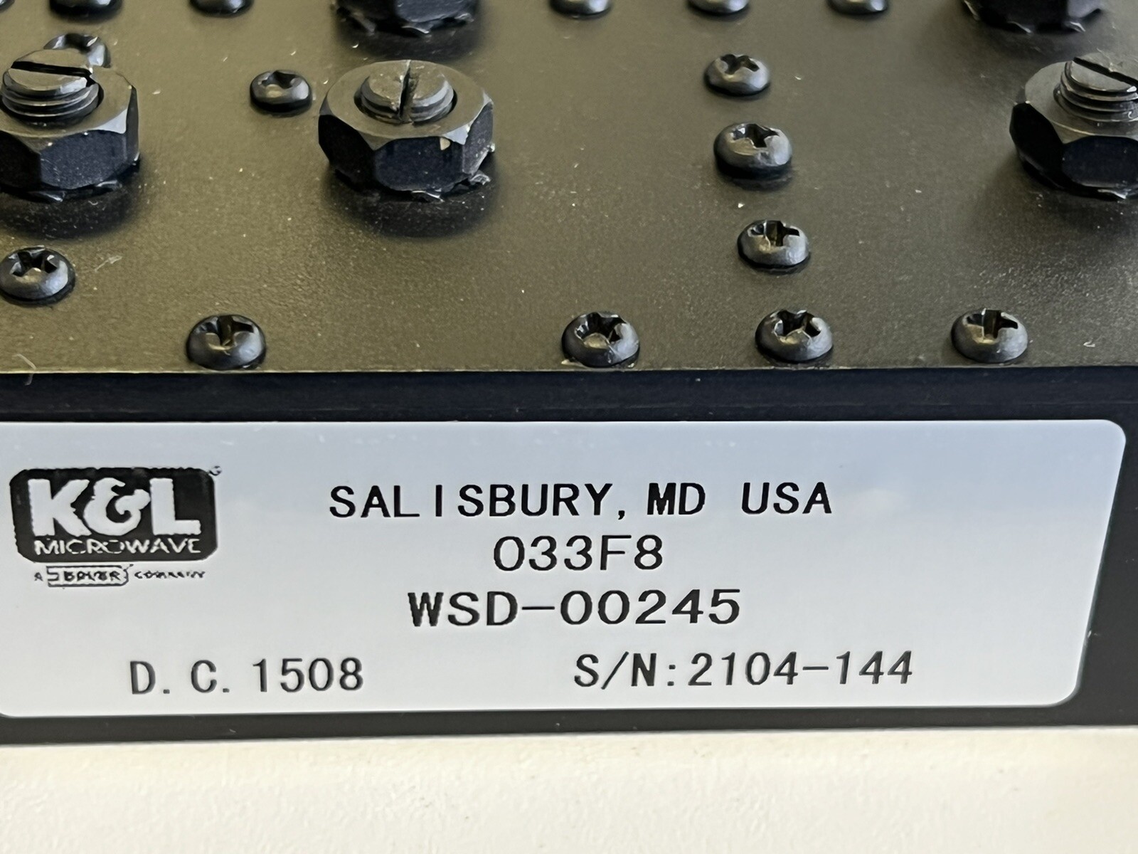 K&L Microwave WSD-00245 1 PCS Fullband Duplexer Rx 1850-1910MHz Tx 1930-1990MHz