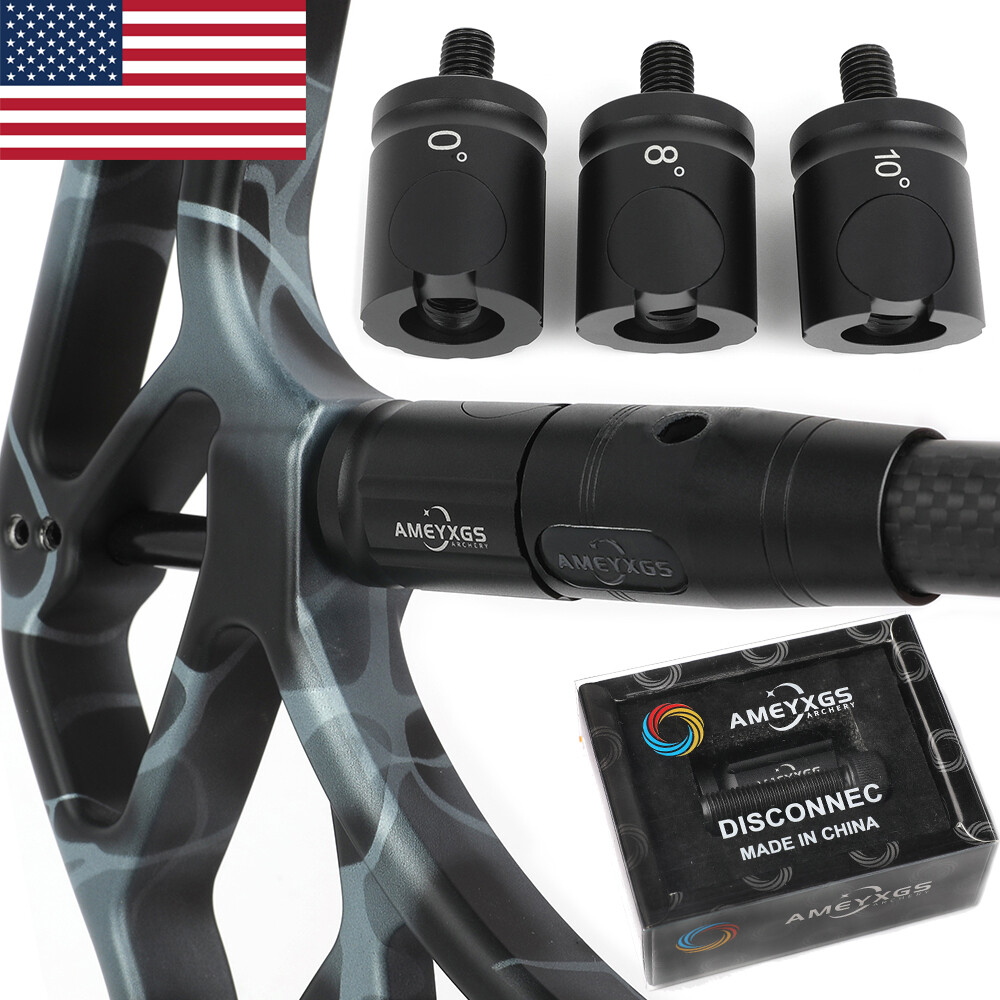 Archery Bow Stabilizer Quick Disconnect 0 5 8 10 Degree Adapter Hunting Joint