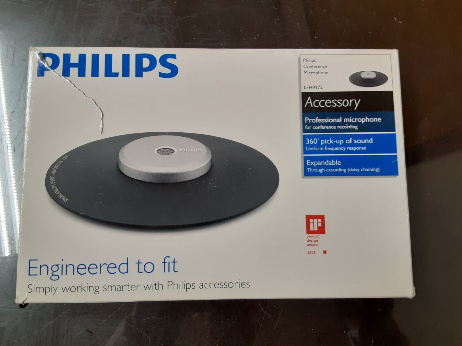 Philips 9172 Boundary Layer Confrenc Mic for Digital Conference recording System