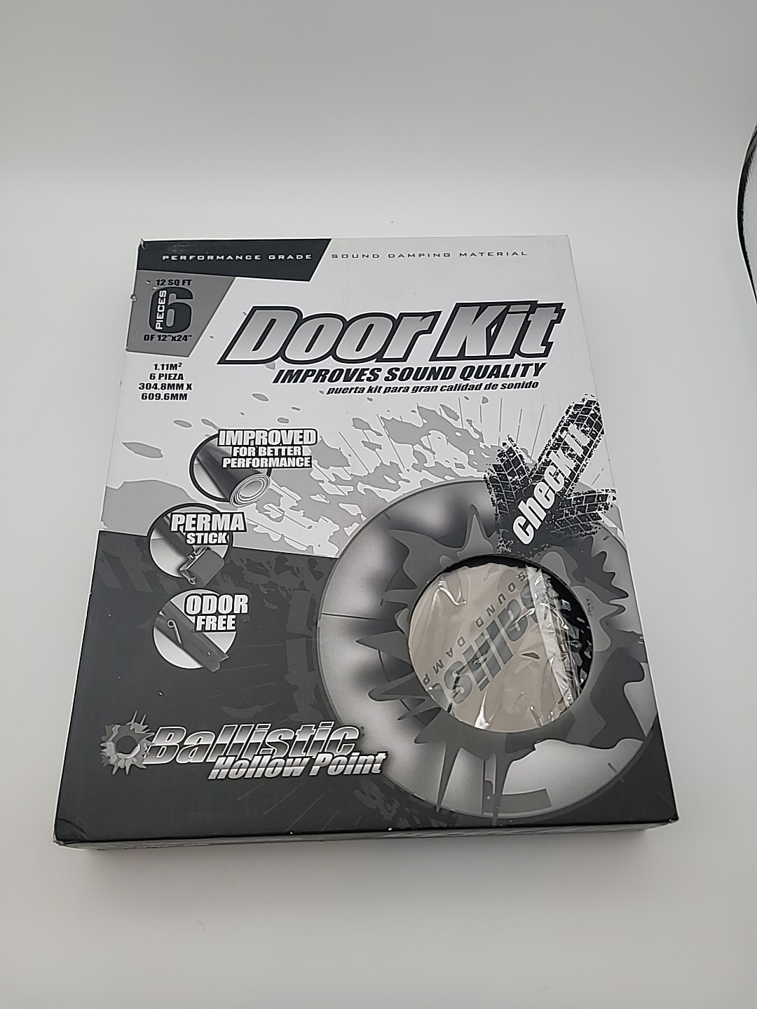 Ballistic SDHP-DK Hollow Point Sound Dampening Door Kit 6 Pcs 12"X24" Dimension